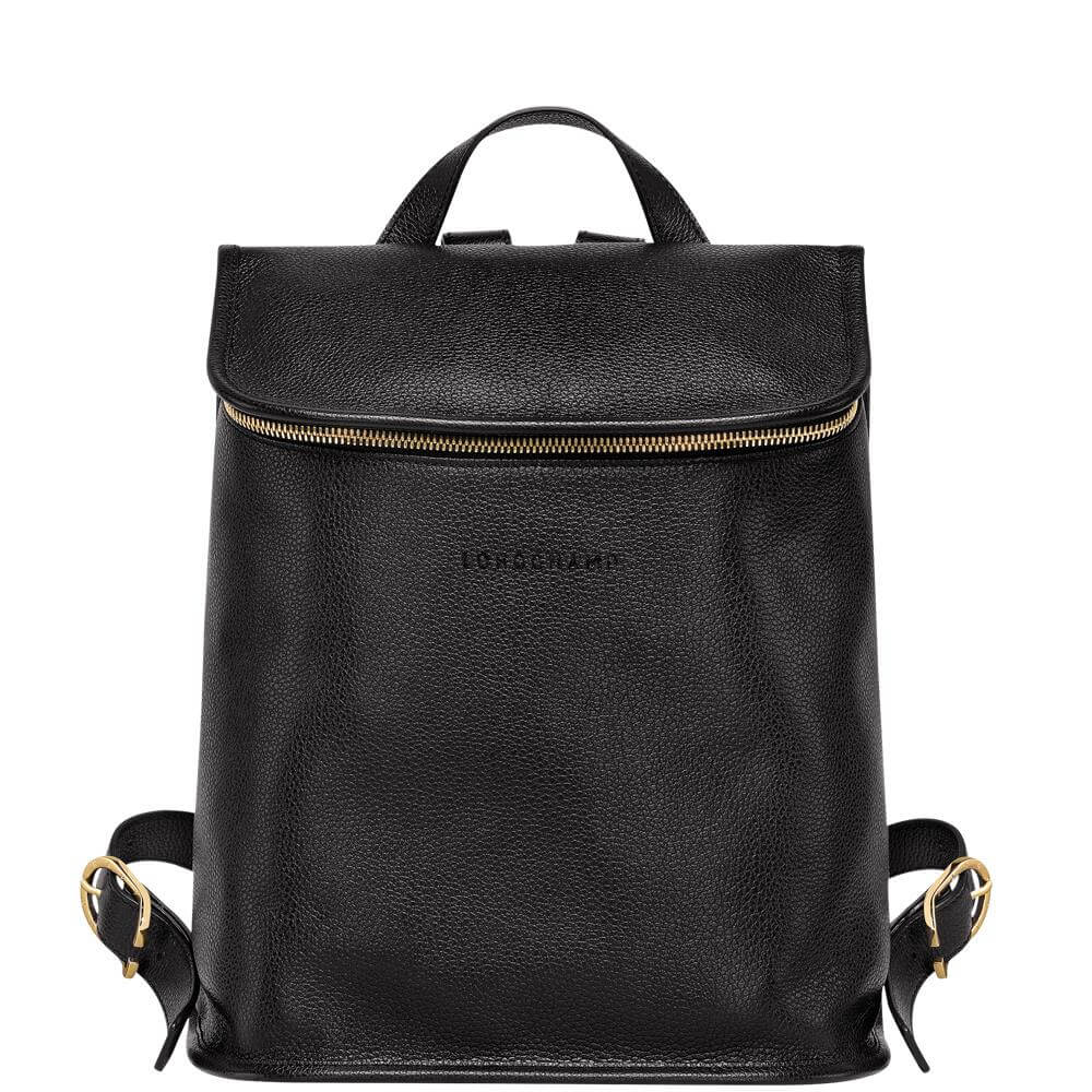 Longchamp Le Foulonne Black Backpack